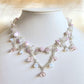 Lilac Blossoms Fairy Silver Necklace - By Cocoyu