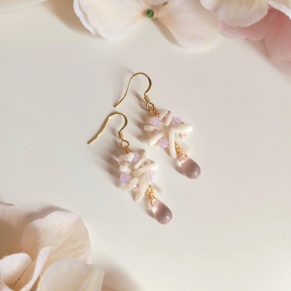 Mermaid's Blush Earrings - By Cocoyu