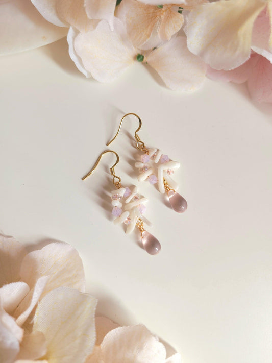 Mermaid's Blush Earrings - By Cocoyu