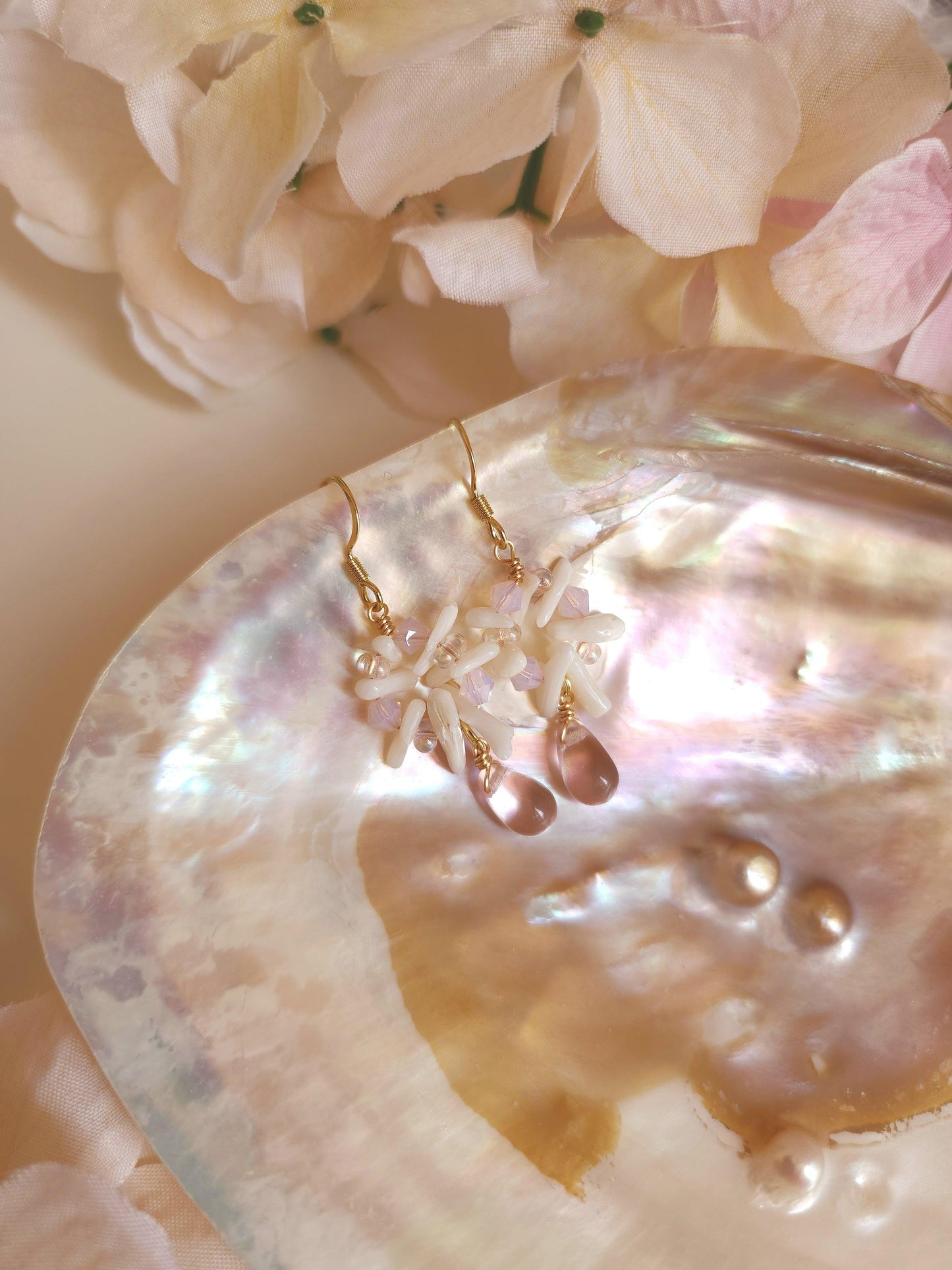 Mermaid's Blush Earrings - By Cocoyu