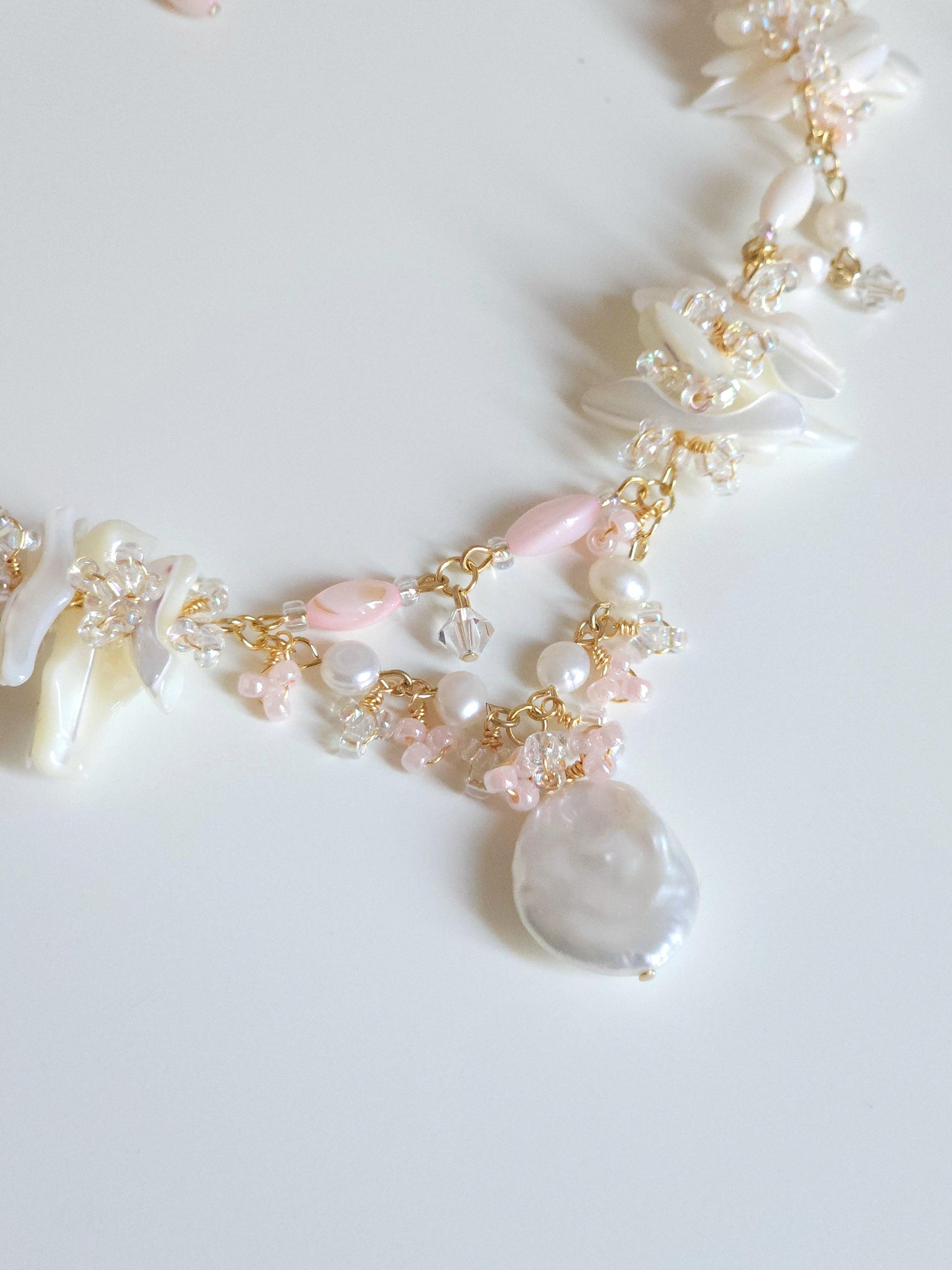 Mermaid's Blush Necklace - By Cocoyu