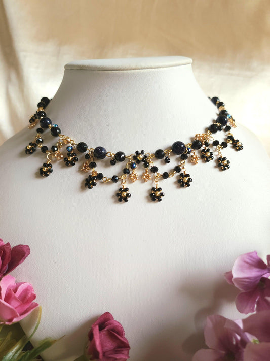 Midnight Ruffles Necklace - By Cocoyu