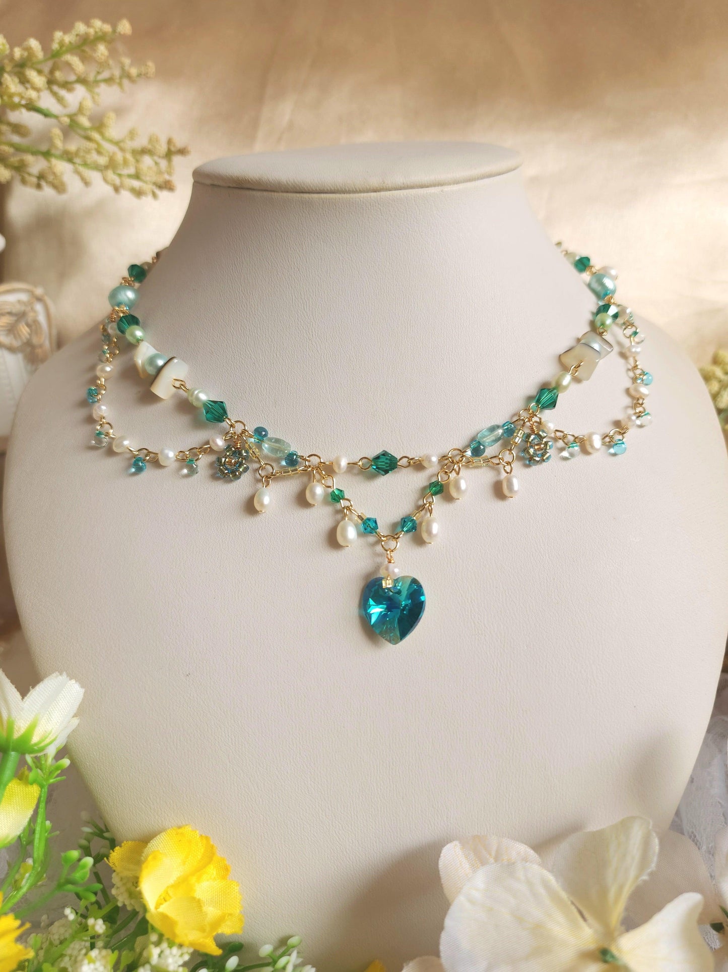Mystic Lagoon Necklace - By Cocoyu