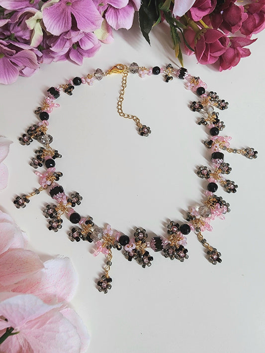 Night Roses Garden Necklace - By Cocoyu