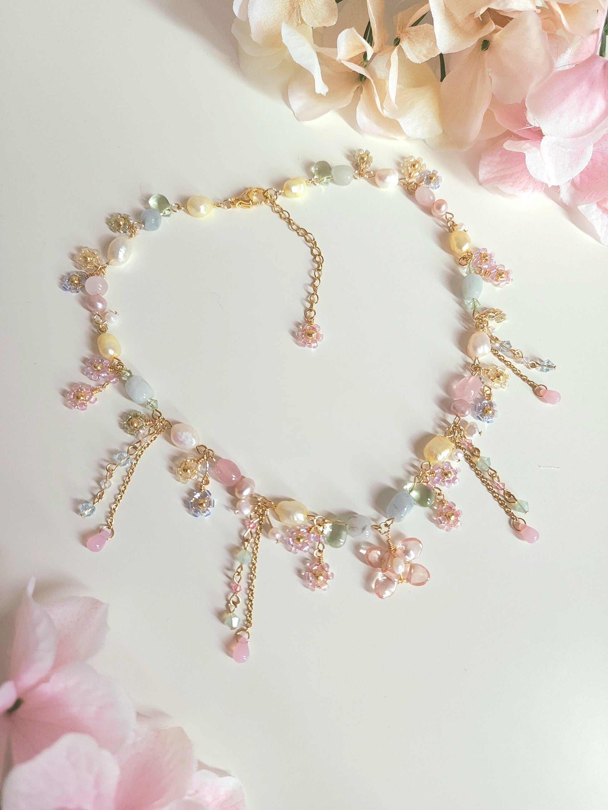 Pastel Rainbow Fantasy Necklace - By Cocoyu