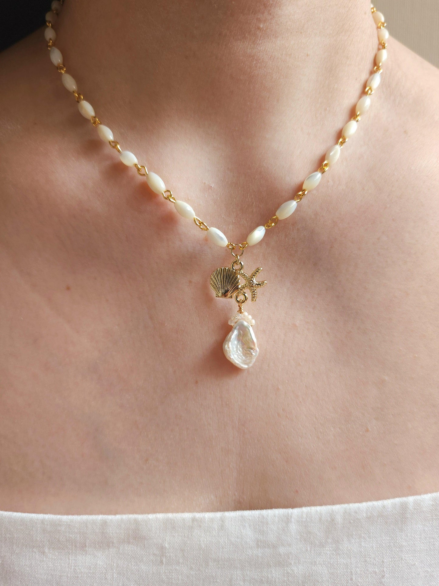 Pearl Belle Necklace - By Cocoyu