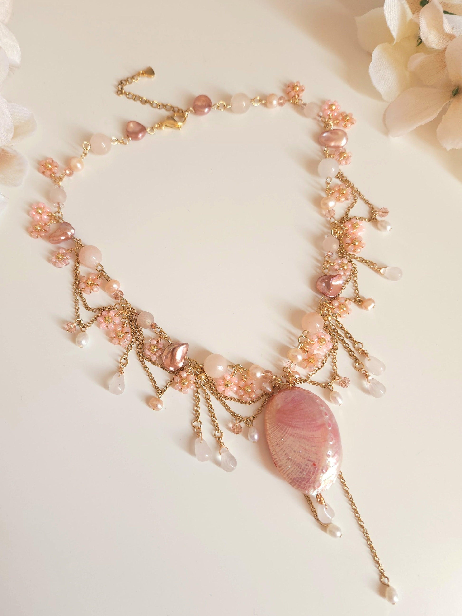 Pink Sands Necklace - By Cocoyu