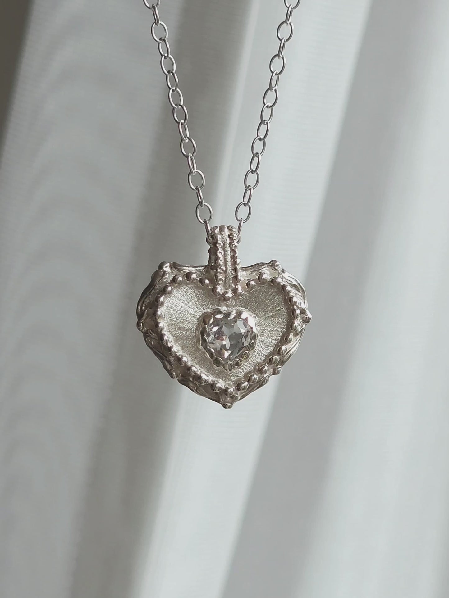 Lambeth Heart Charm Necklace