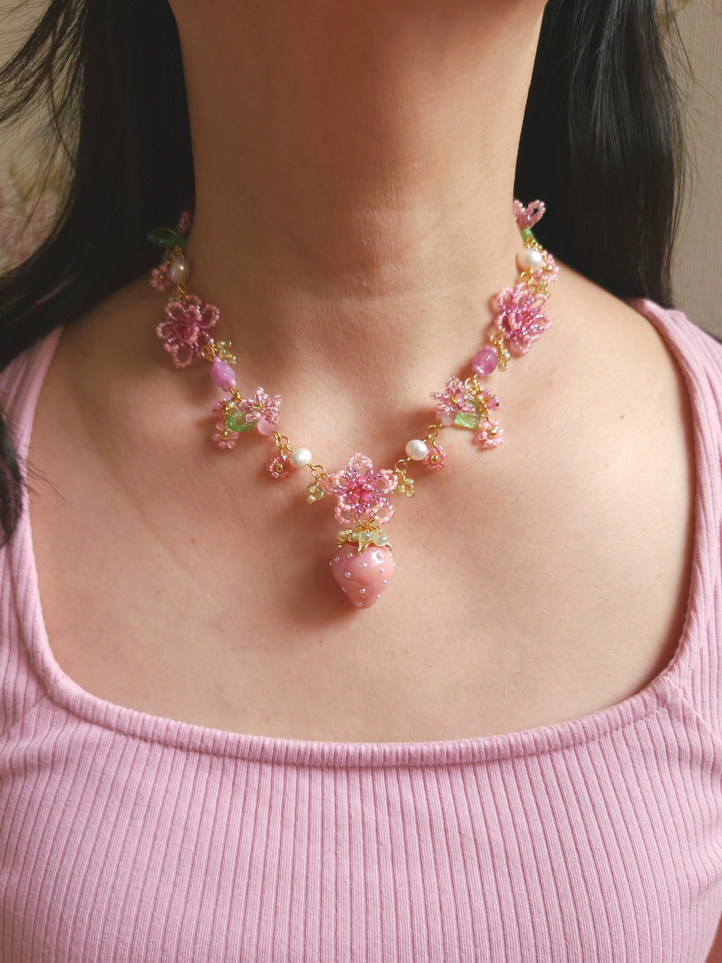 Blossoming Berry Harvest Necklace