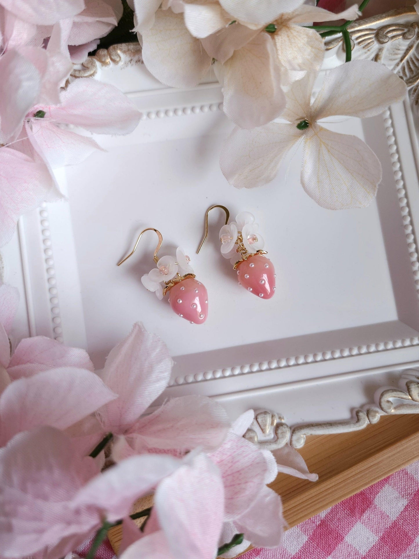 Frosted Berry Earrings