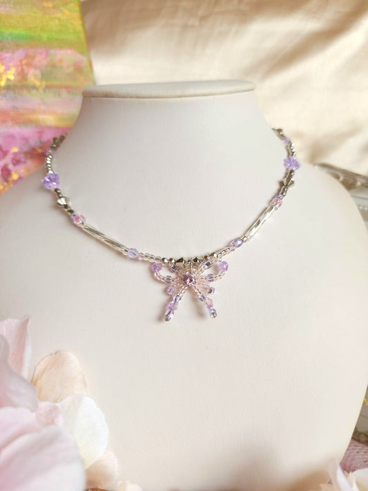 Galaxy Glow Ribbon Necklace