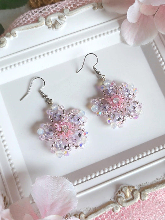 Cotton Candy Blossom Earrings