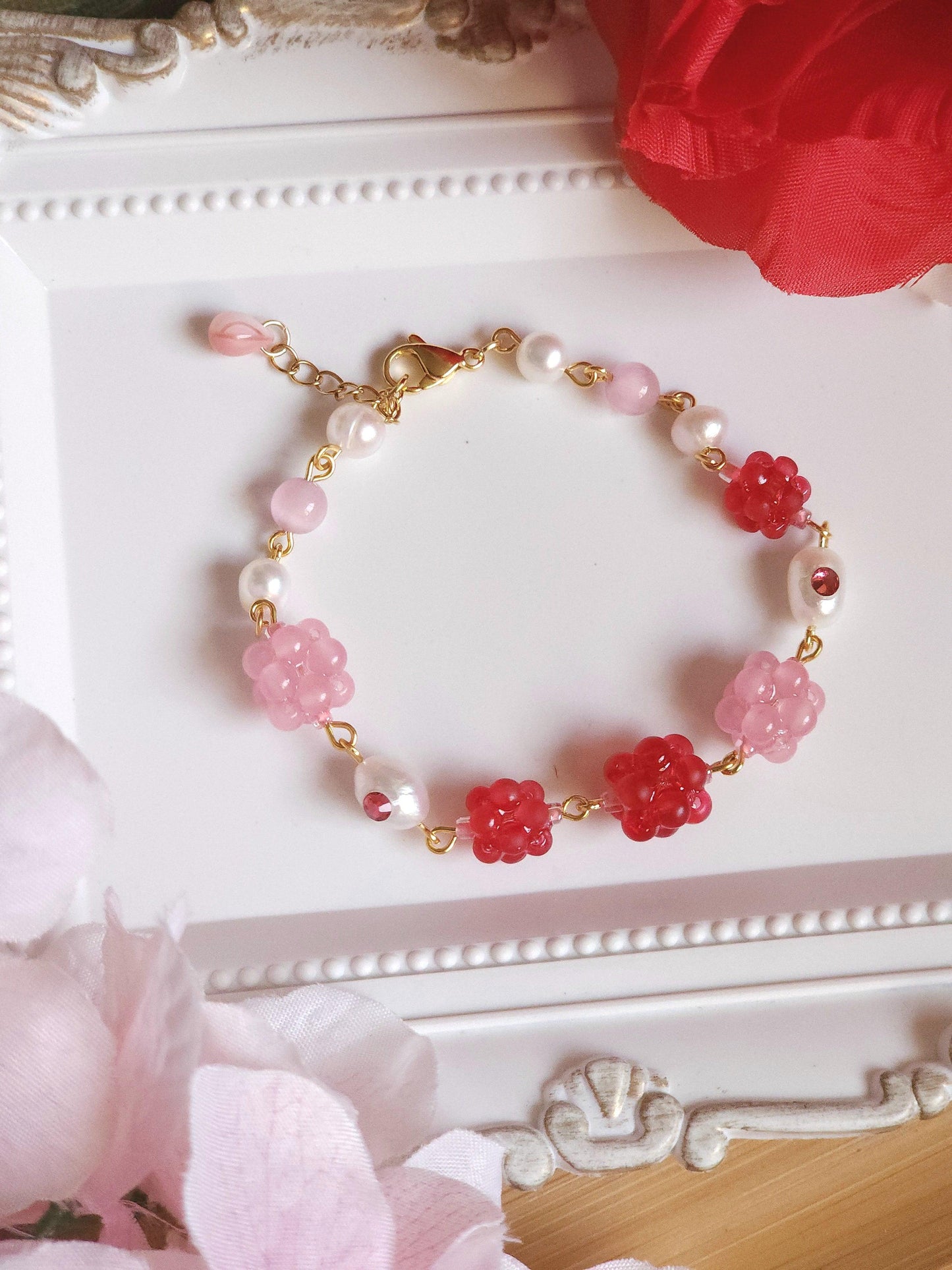 Raspberry Reverie Bracelet