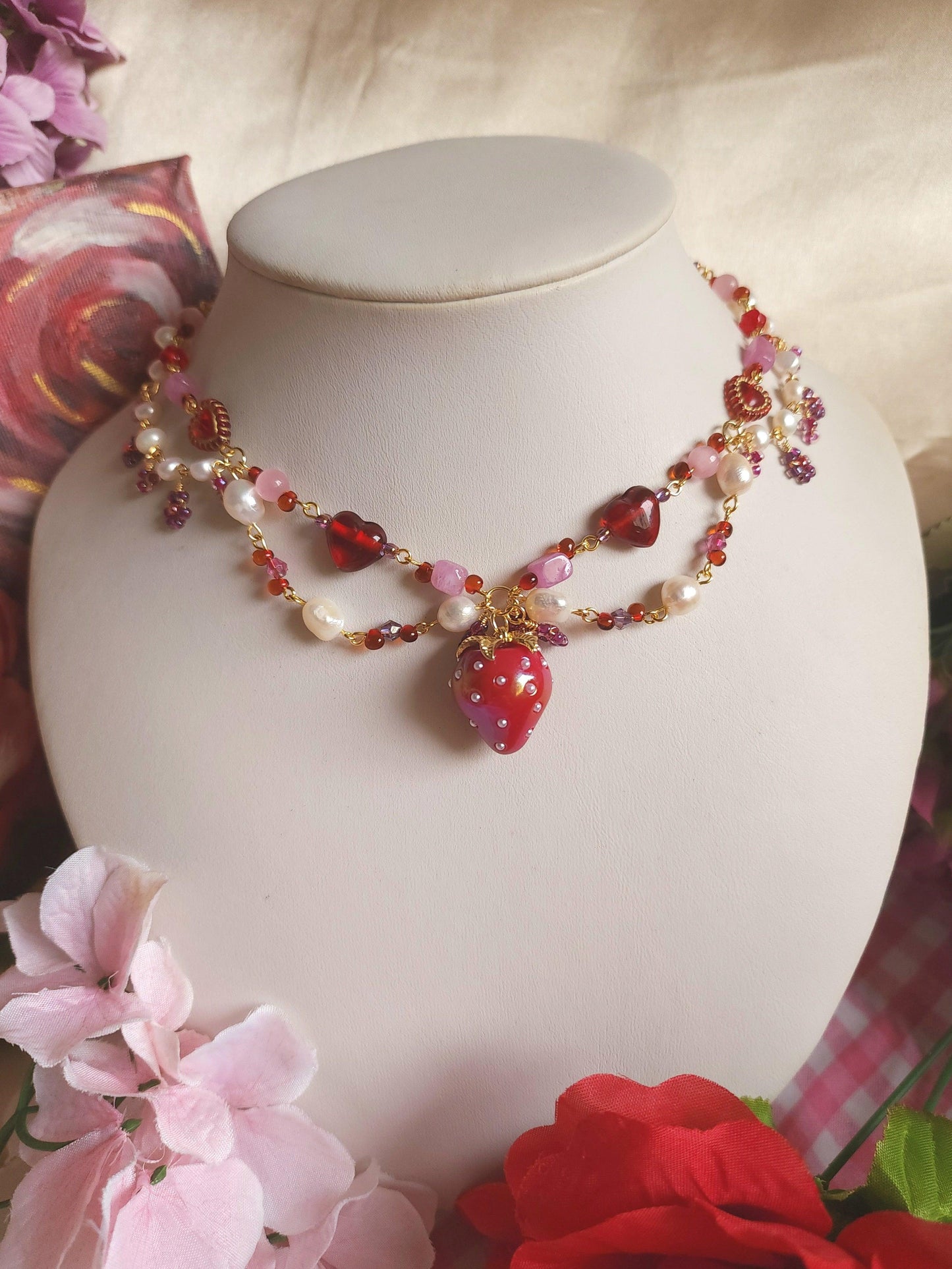 Ruby Radiance Choker