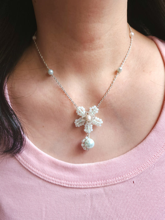 Sea Ice Blossom Necklace