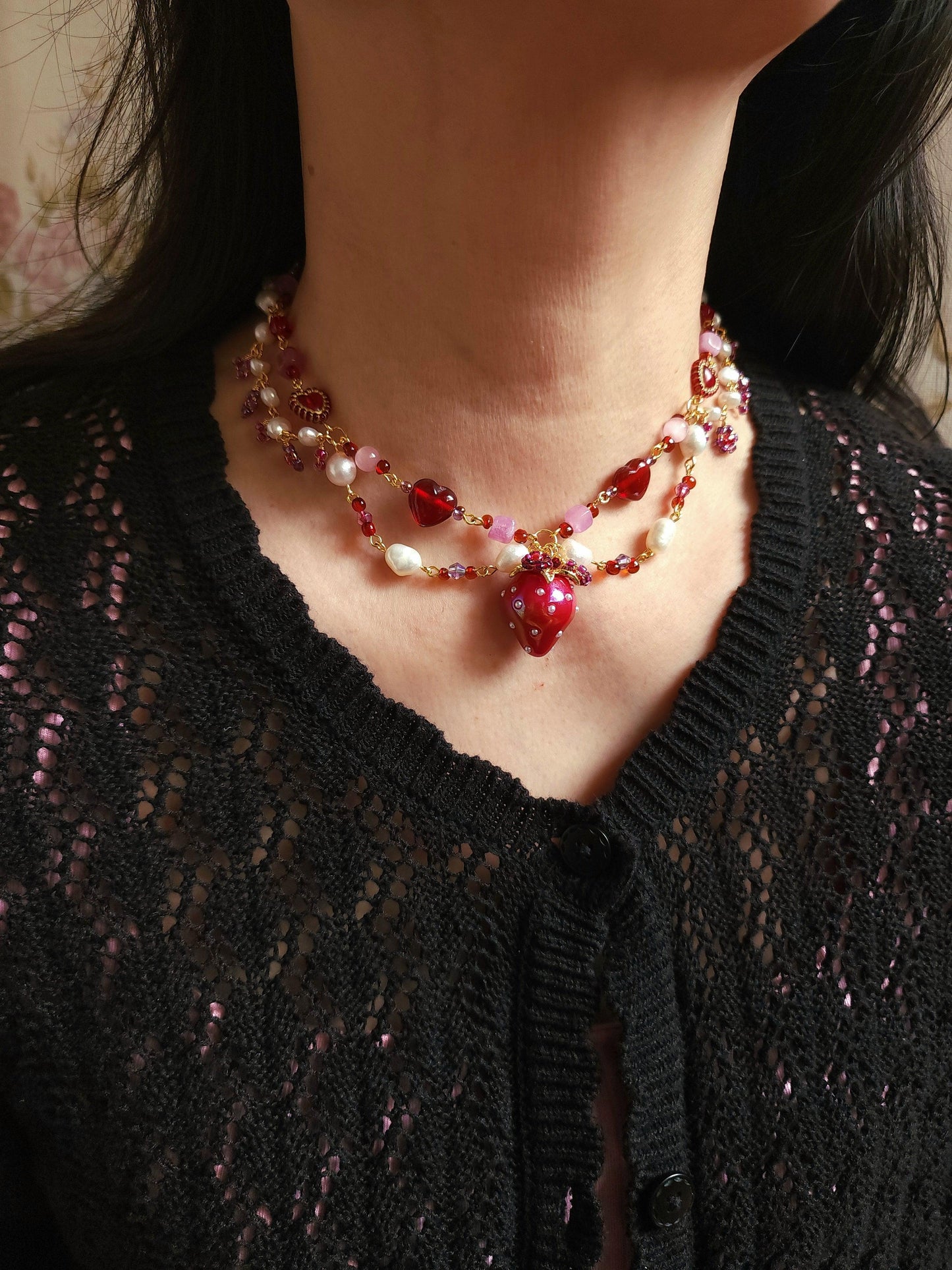 Ruby Radiance Choker