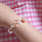 Frosted Berry Pearl Bracelet