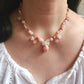 Frosted Berry Pearl Necklace