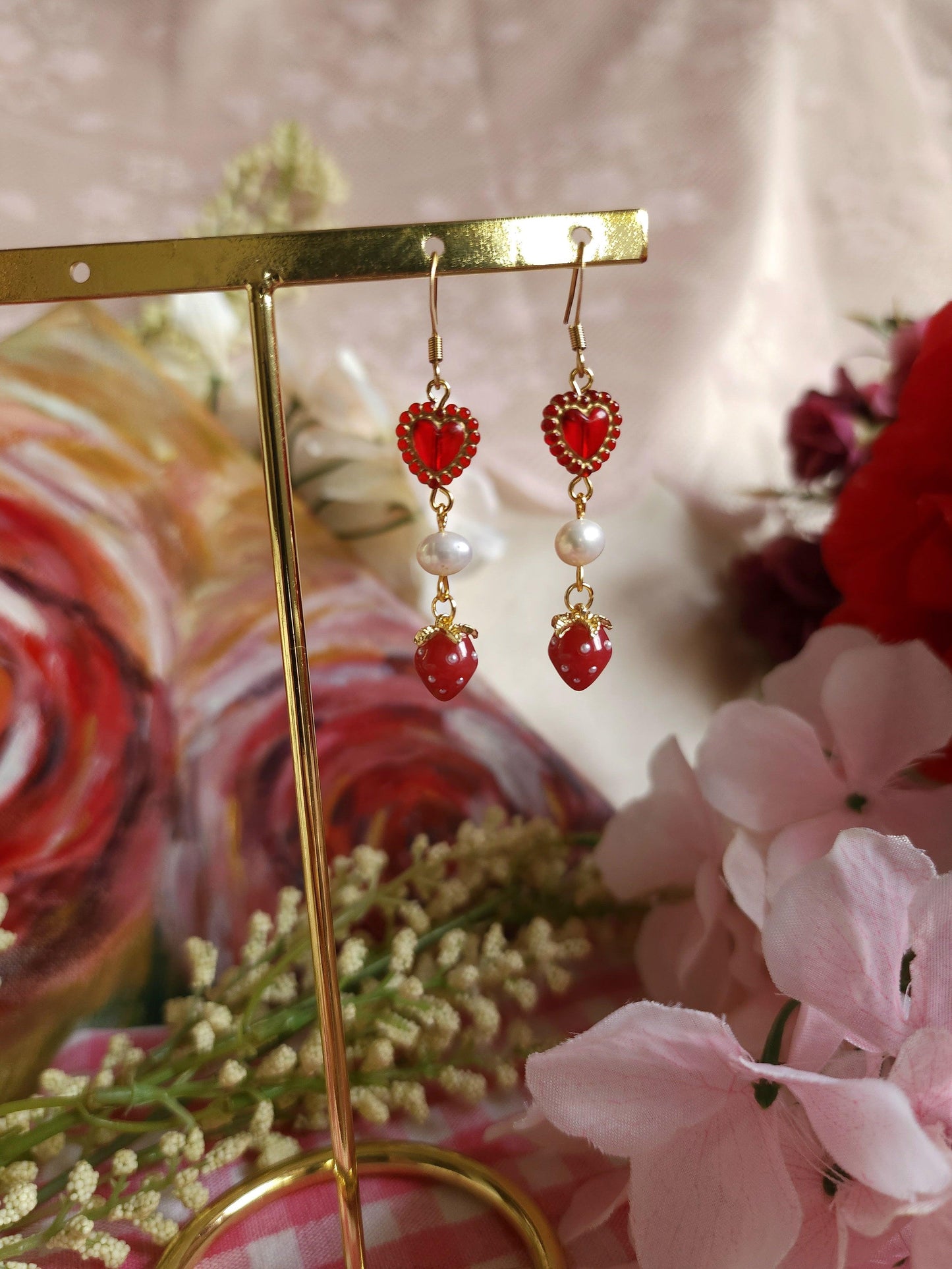 Ruby Radiance Earrings