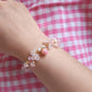 Frosted Berry Pearl Bracelet