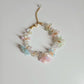 Cotton Candy Clouds Beaded Bracelet