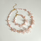 Aurora Blush Beaded Necklace