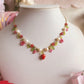 Strawberry Cream Shortcake Necklace