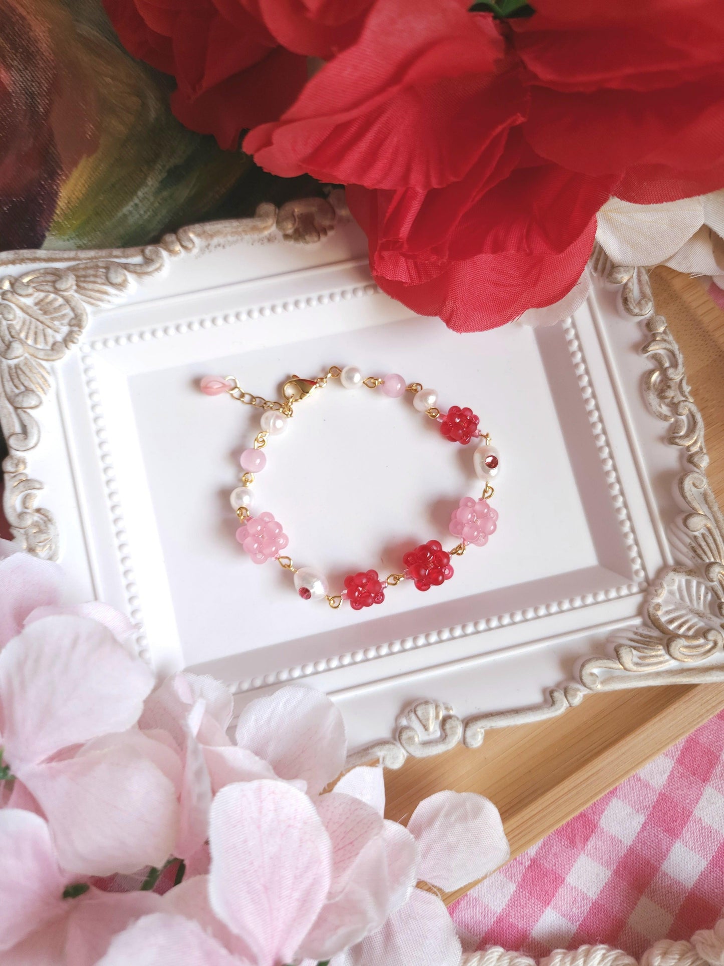 Raspberry Reverie Bracelet