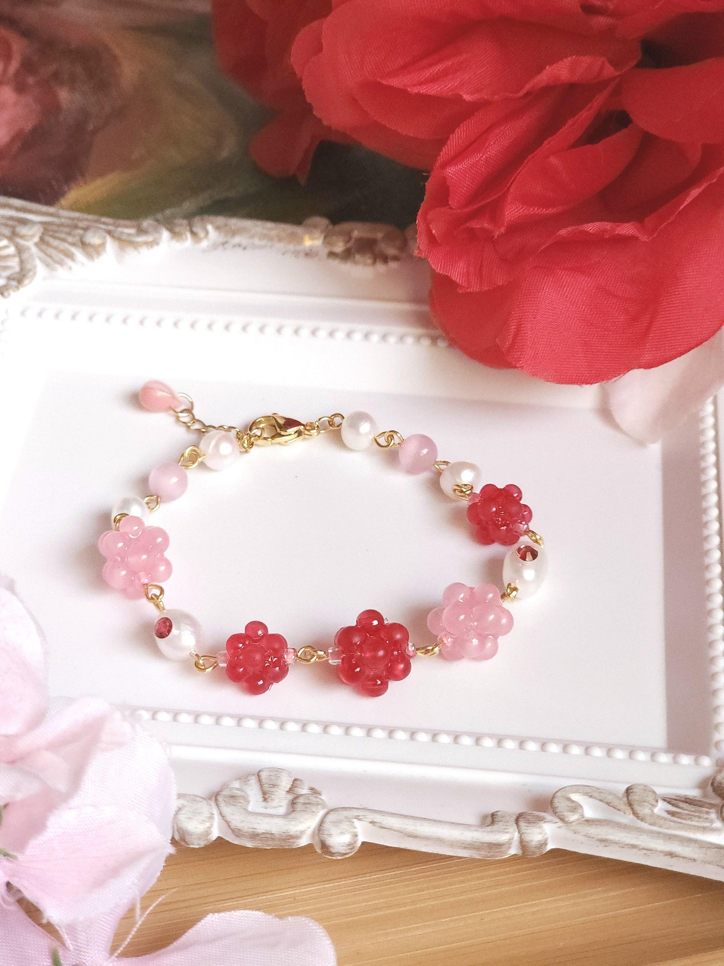 Raspberry Reverie Bracelet