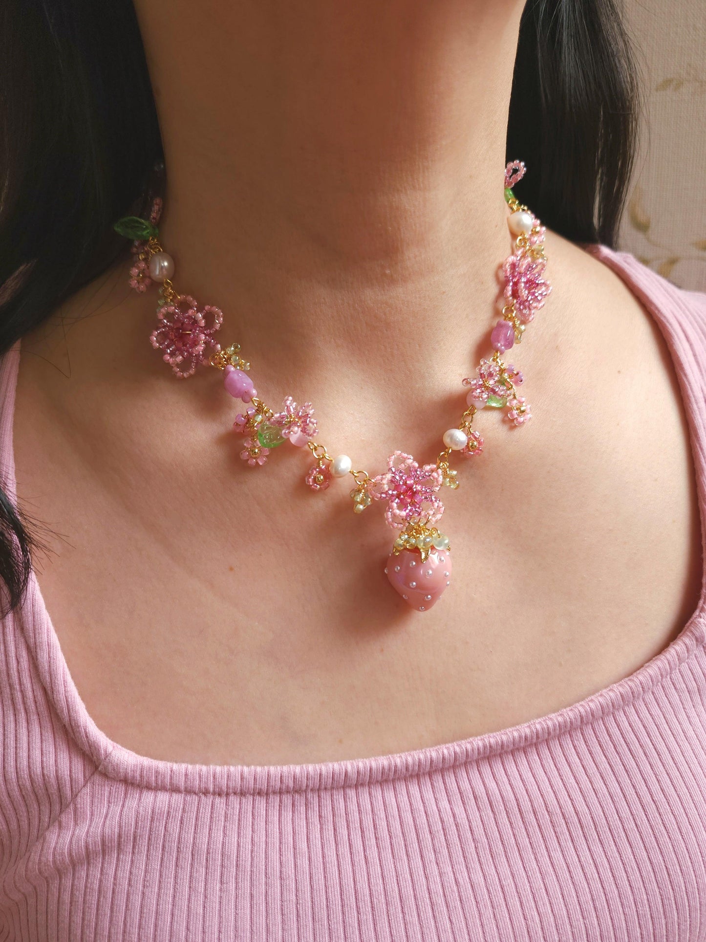 Blossoming Berry Harvest Necklace