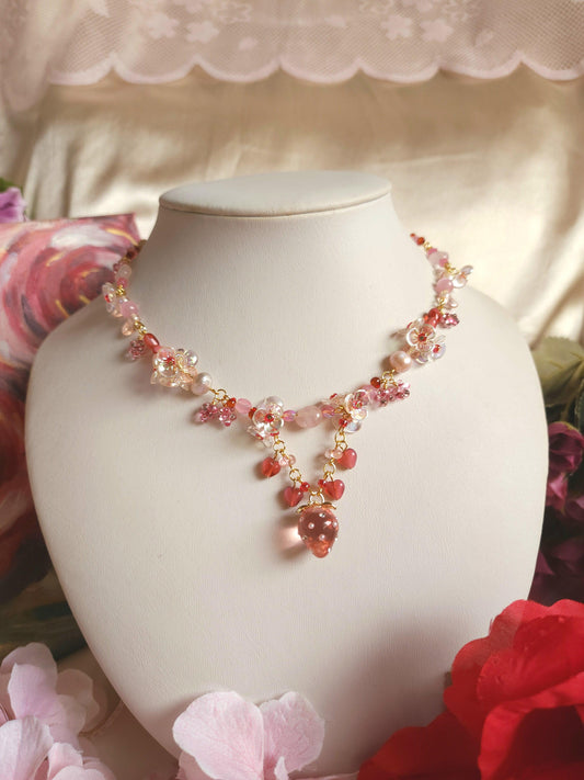 Strawberry Fizz Necklace