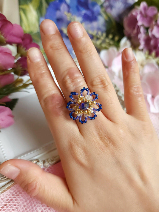 Butterfly Pea Lady Ring