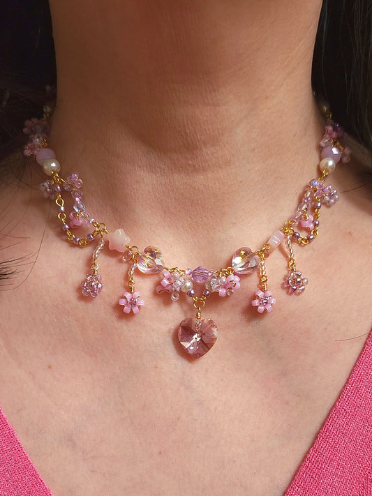 Pink Aurora Necklace