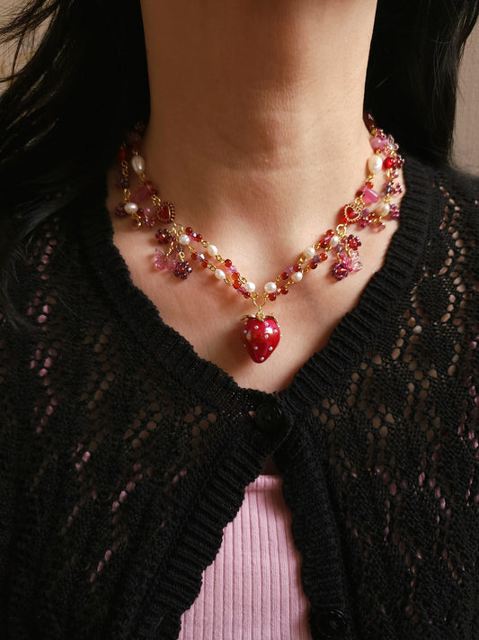 Garnet Grove Necklace