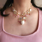 White Strawberry Romance Necklace