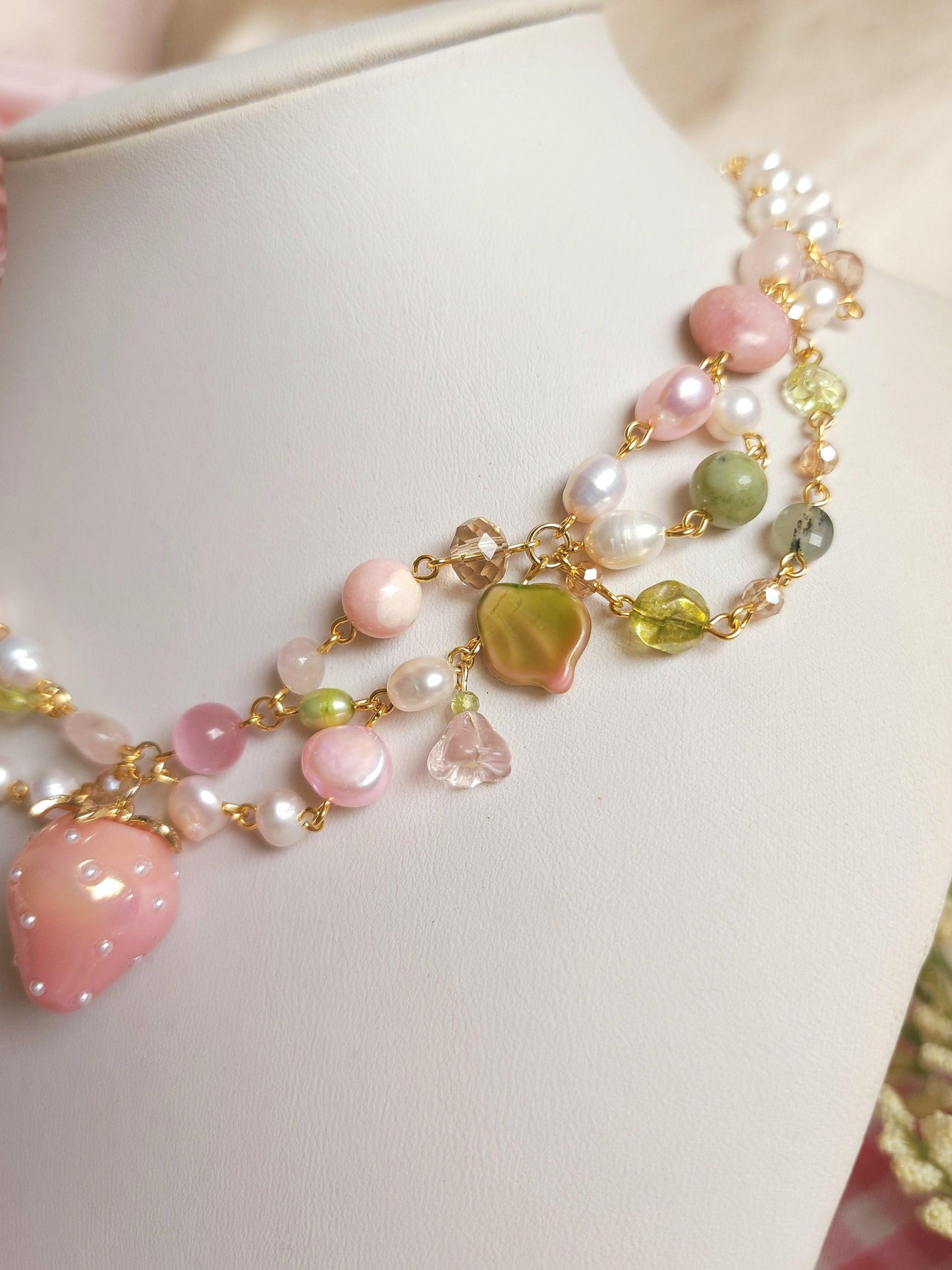 Strawberry Meadow Necklace