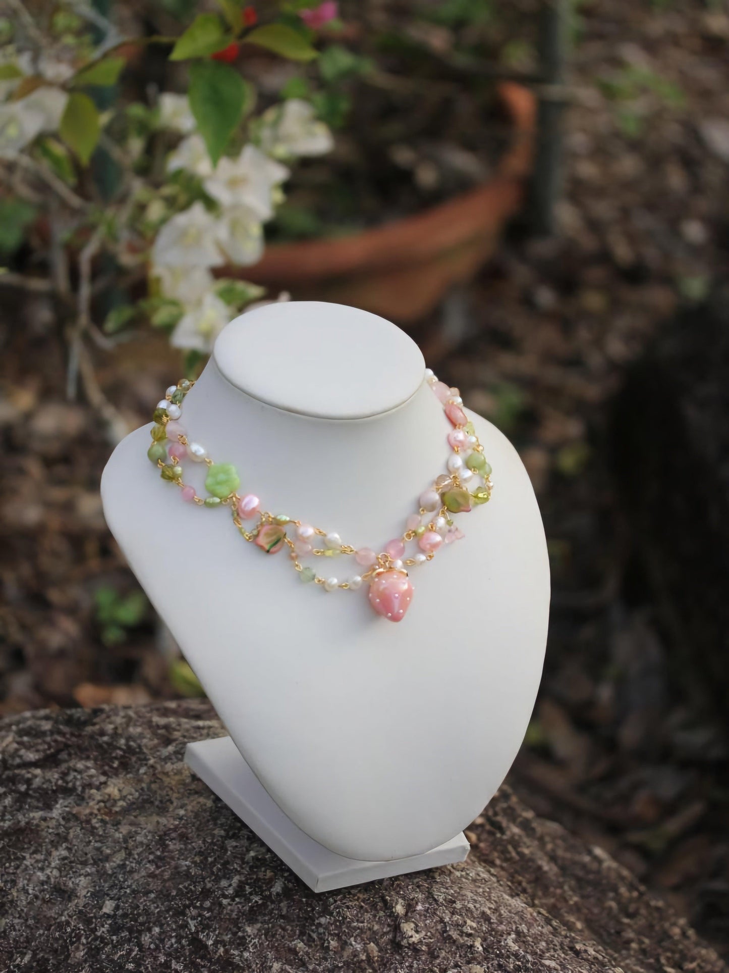 Strawberry Meadow Necklace