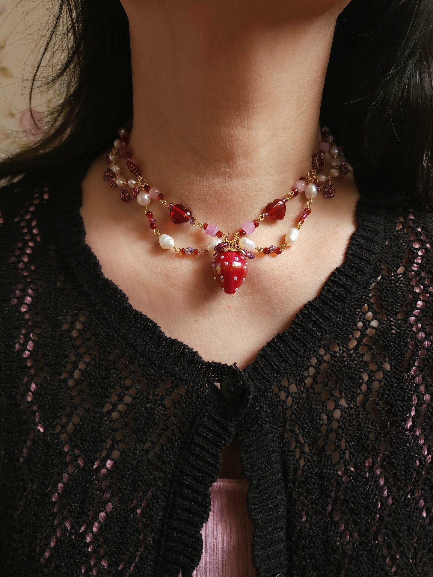 Ruby Radiance Choker