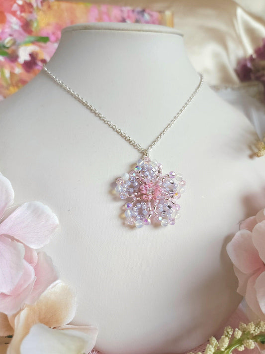 Cotton Candy Blossom Necklace