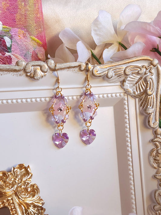 Pink Aurora Earrings