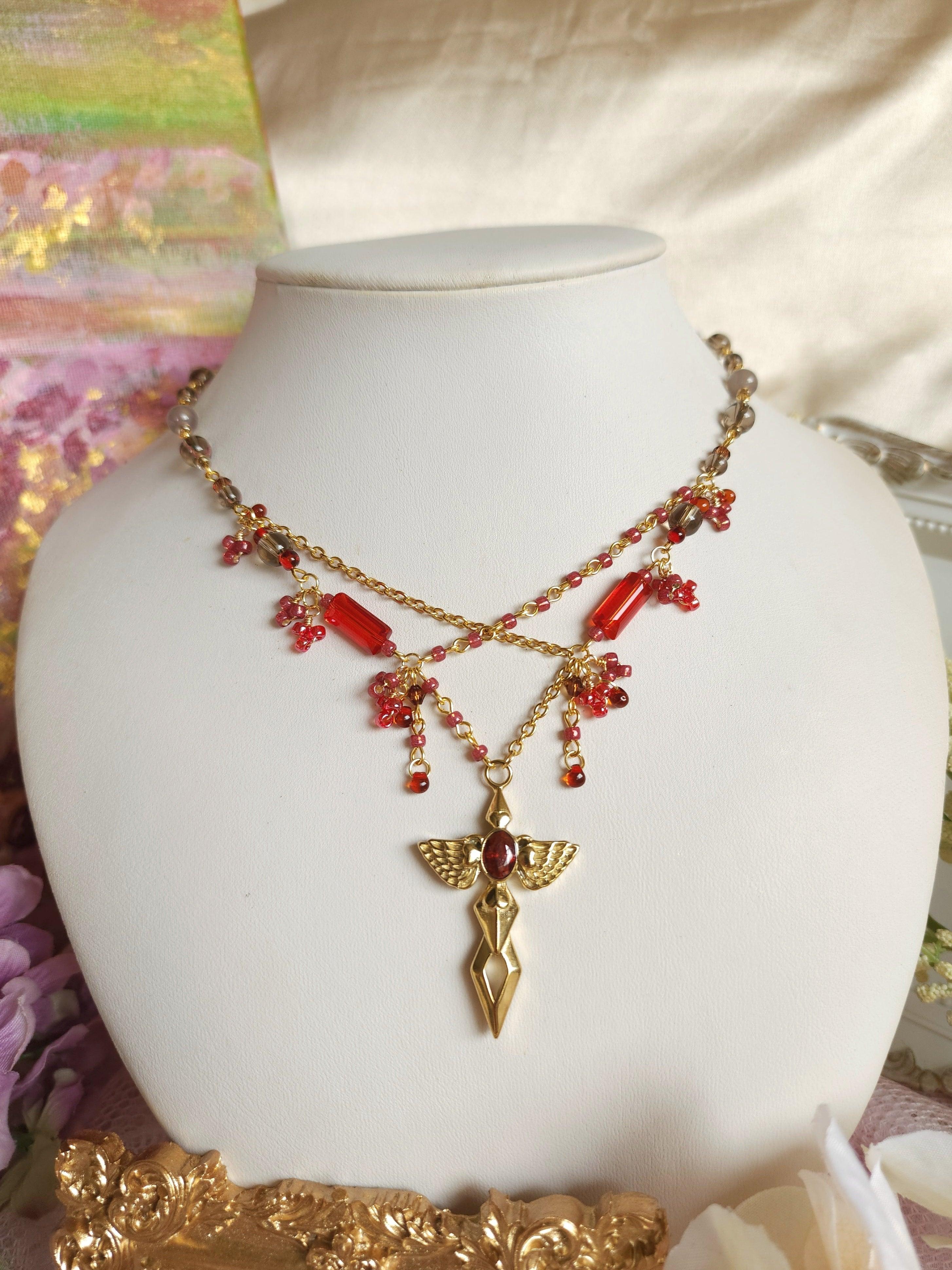 Crimson Guardian Necklace – By Cocoyu
