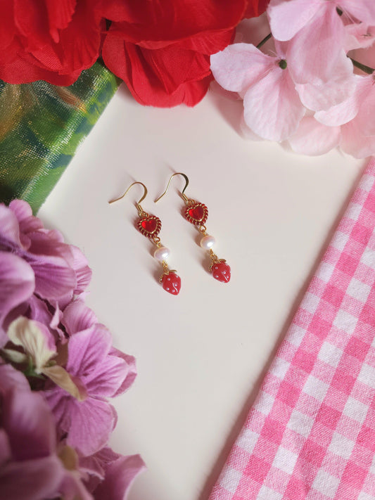 Ruby Radiance Earrings