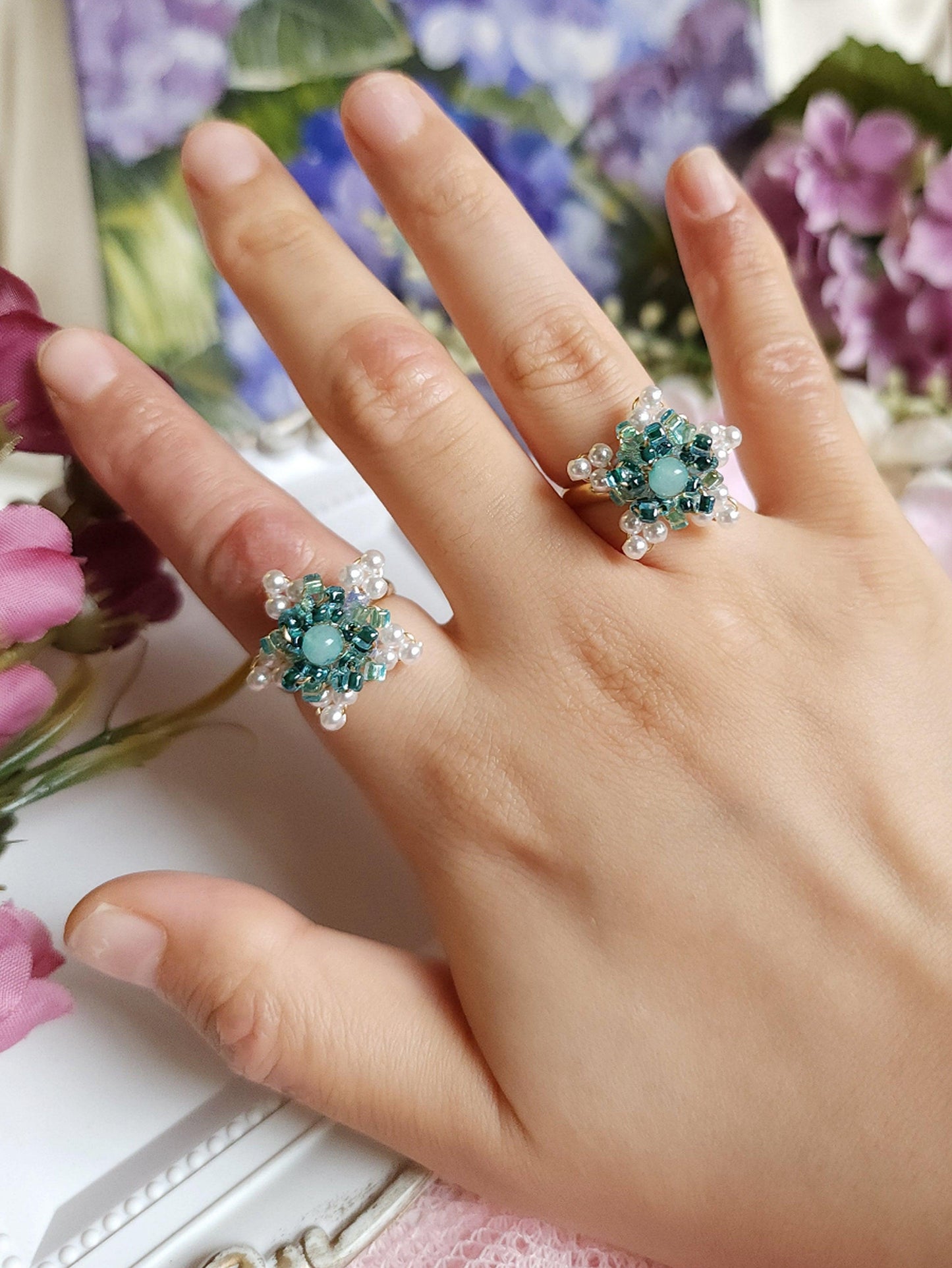 Oceanflower Star Ring