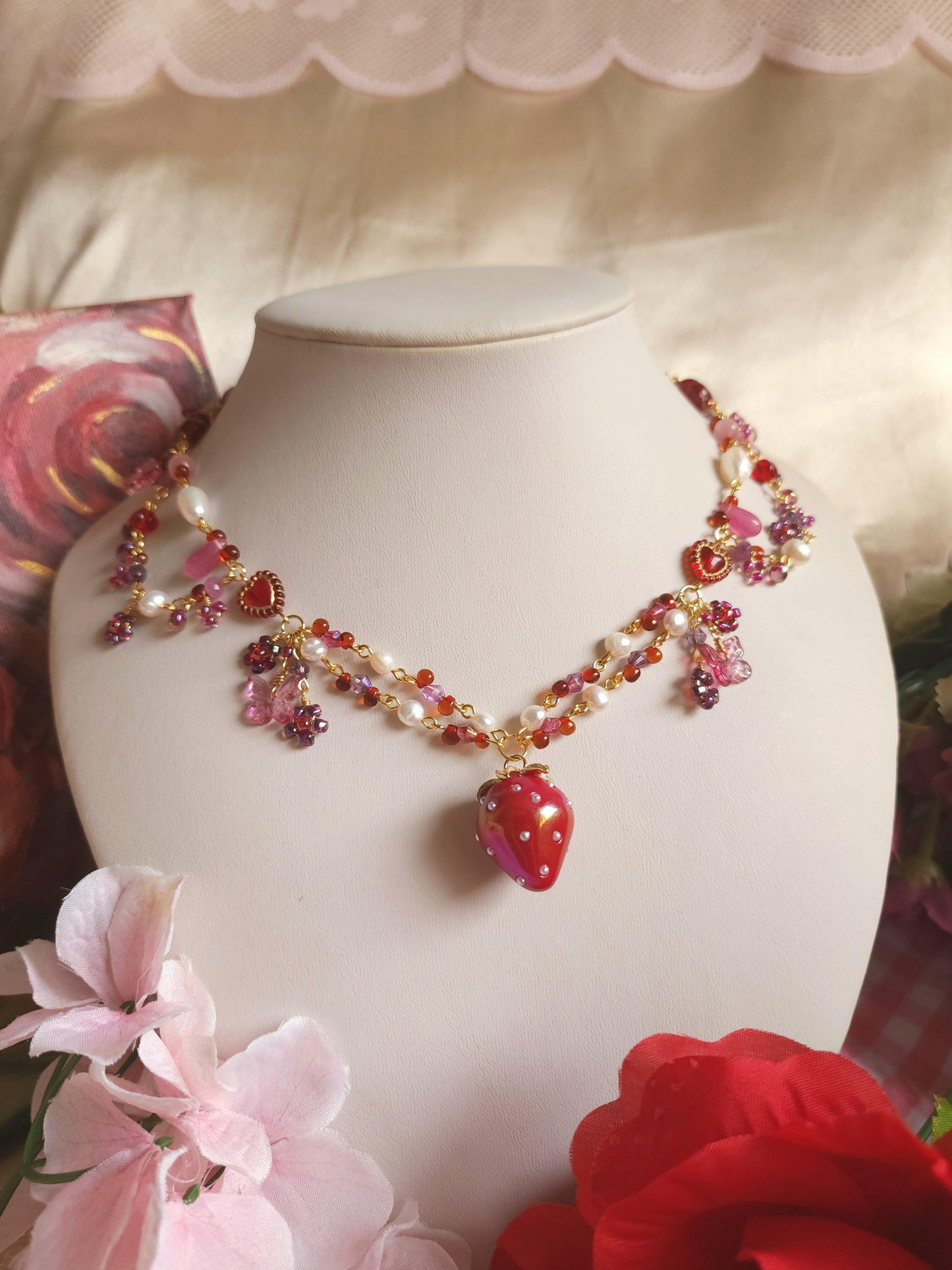 Garnet Grove Necklace