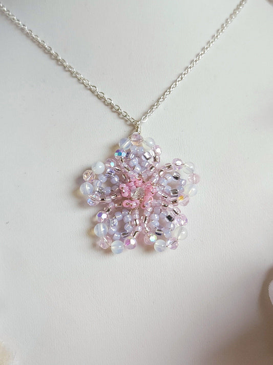 Cotton Candy Blossom Necklace