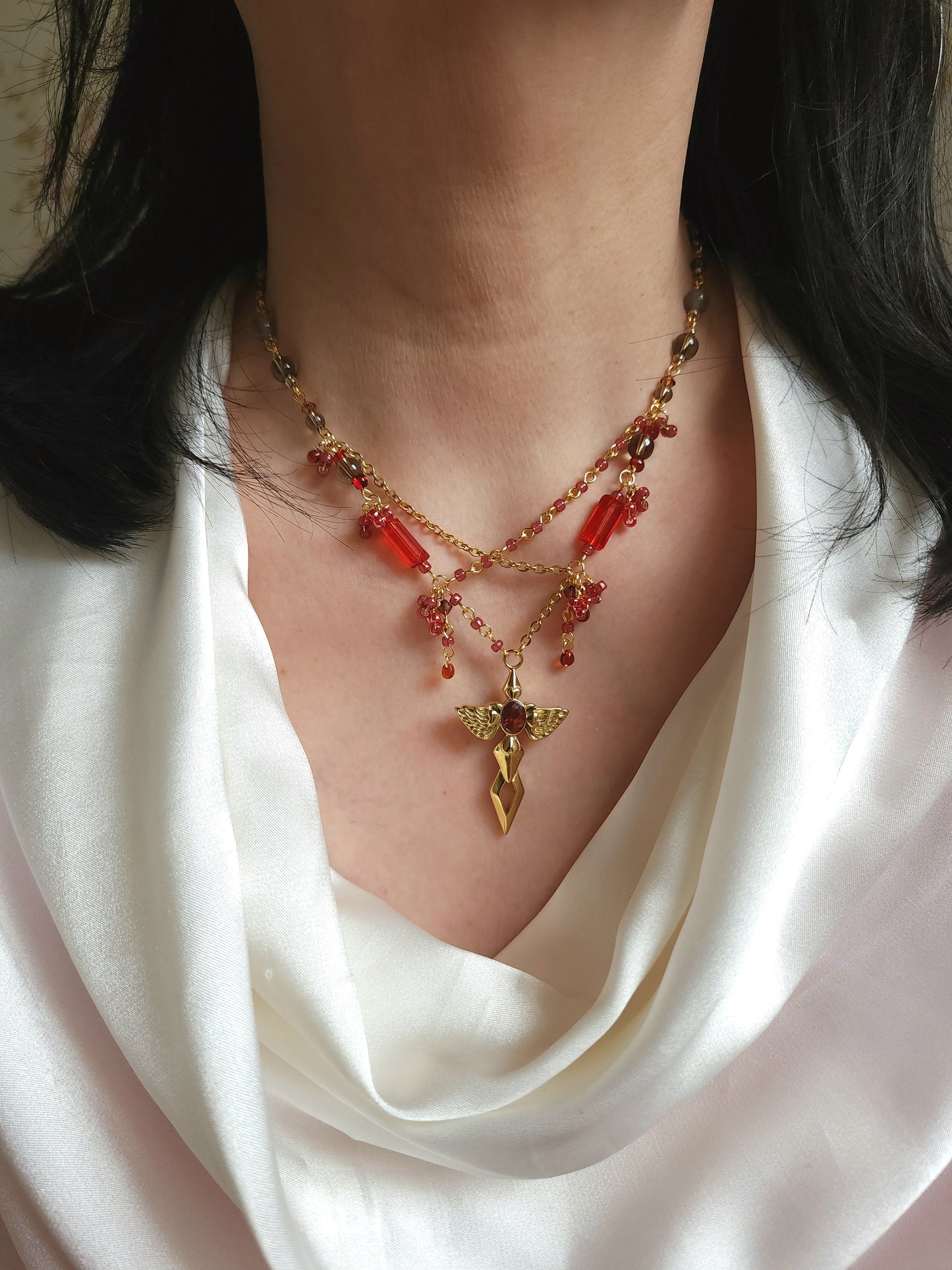 Crimson Guardian Necklace