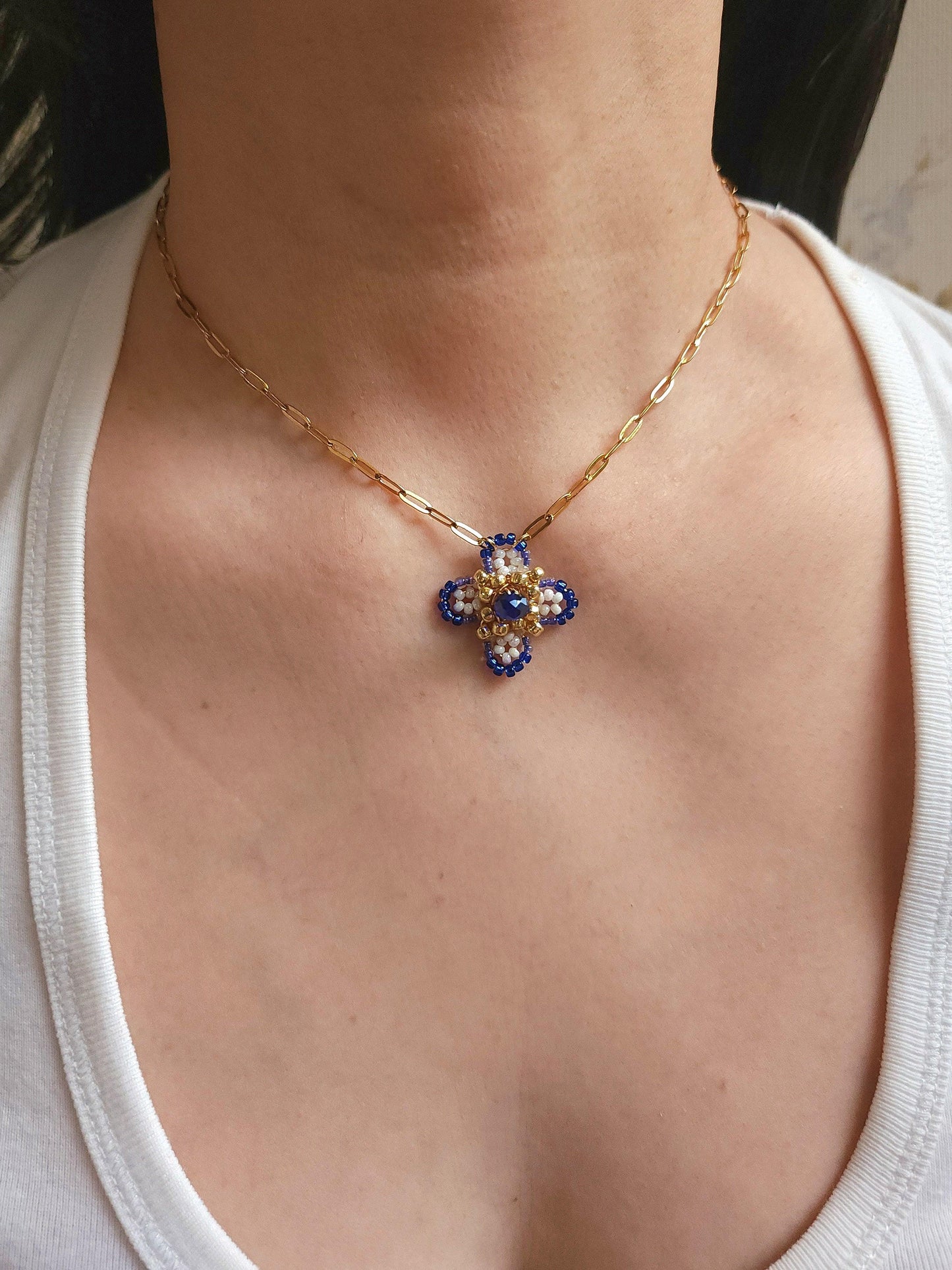 Butterfly Pea Lady Necklace