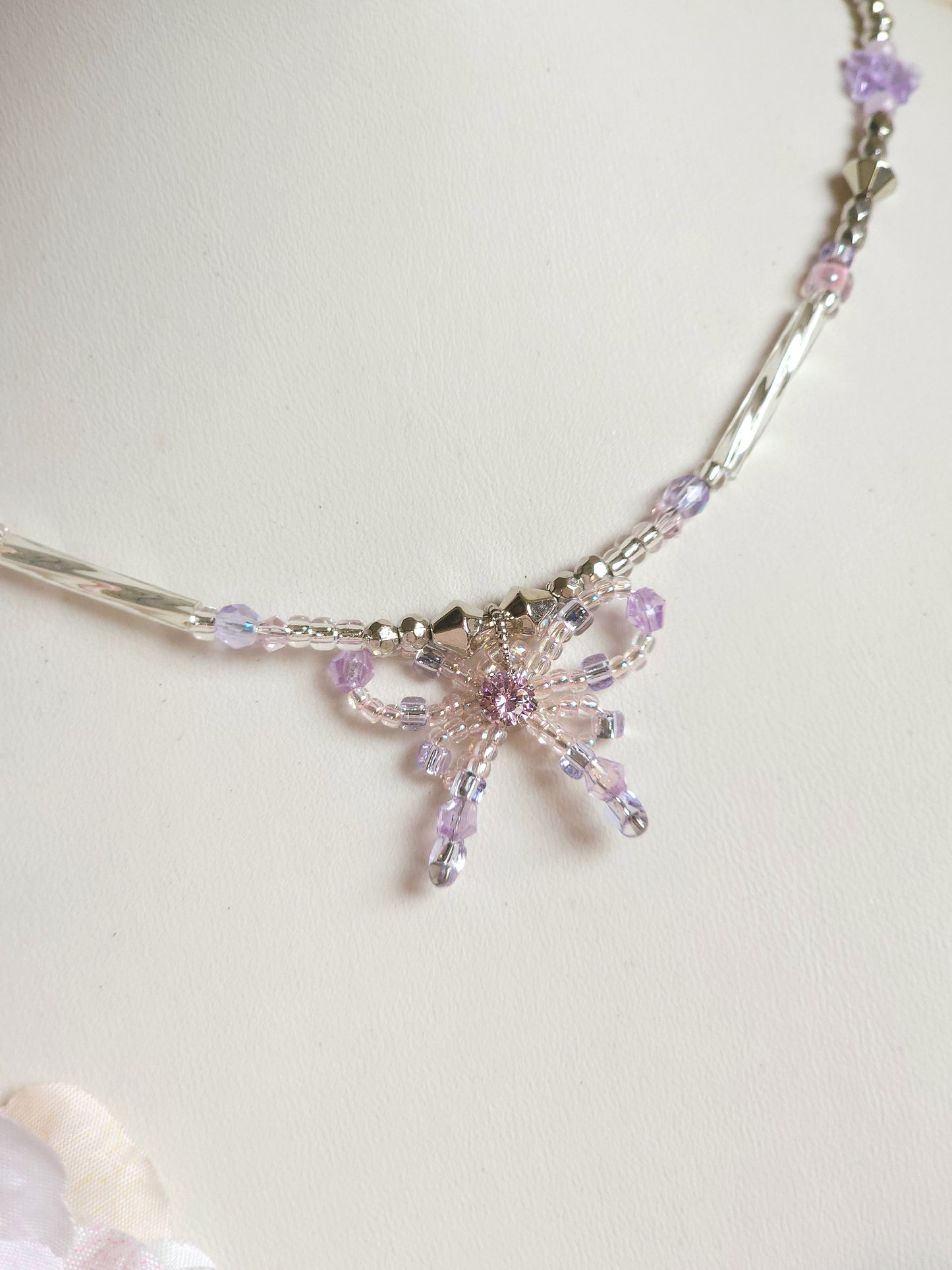 Galaxy Glow Ribbon Necklace