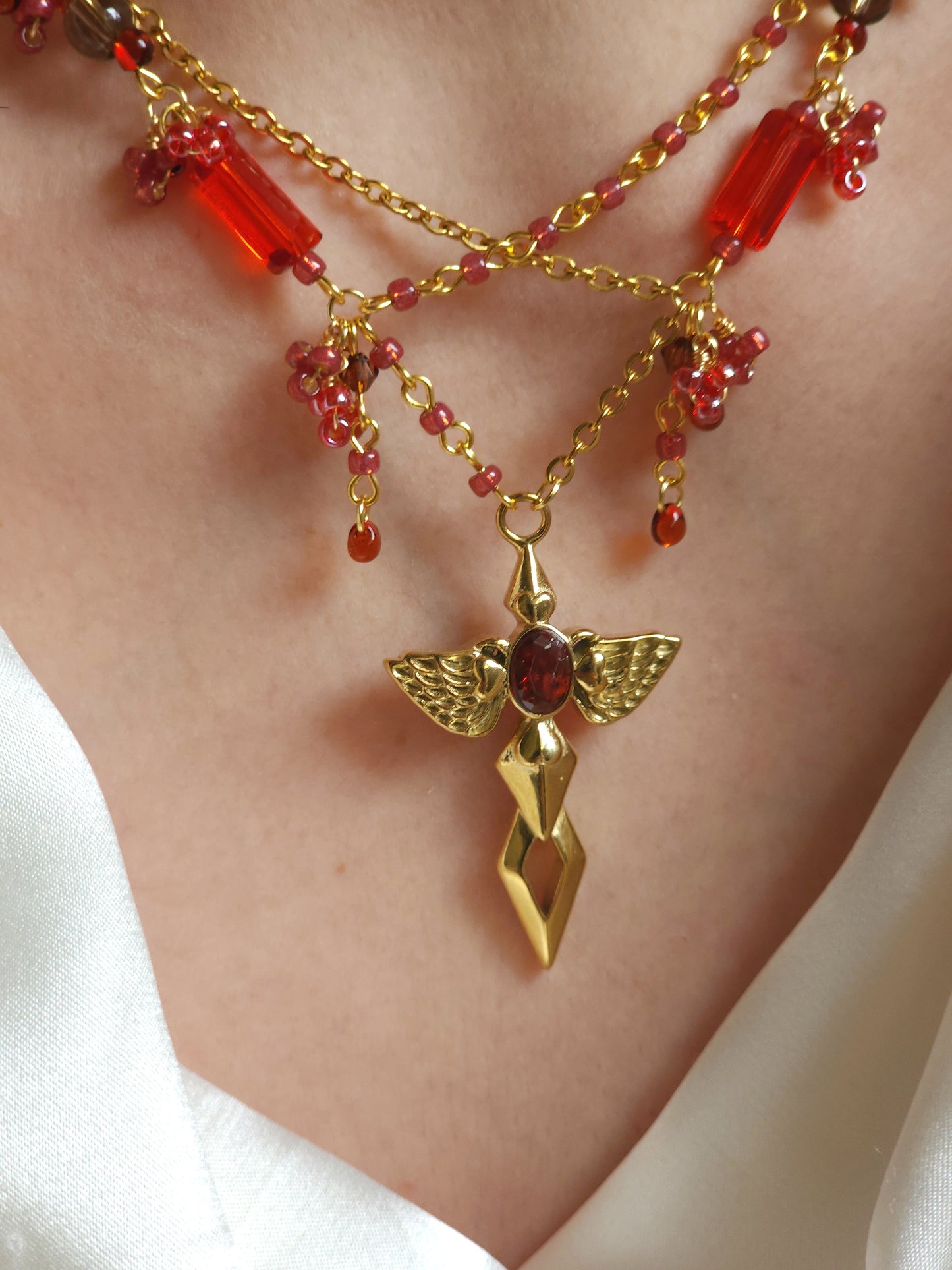 Crimson Guardian Necklace