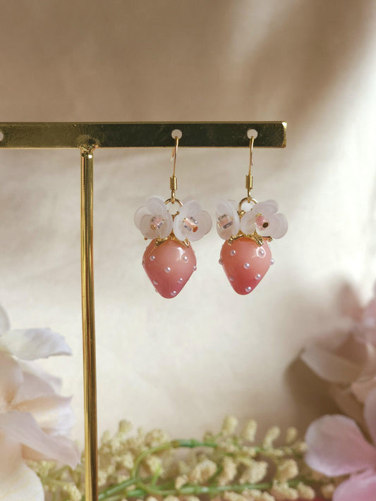 Frosted Berry Earrings